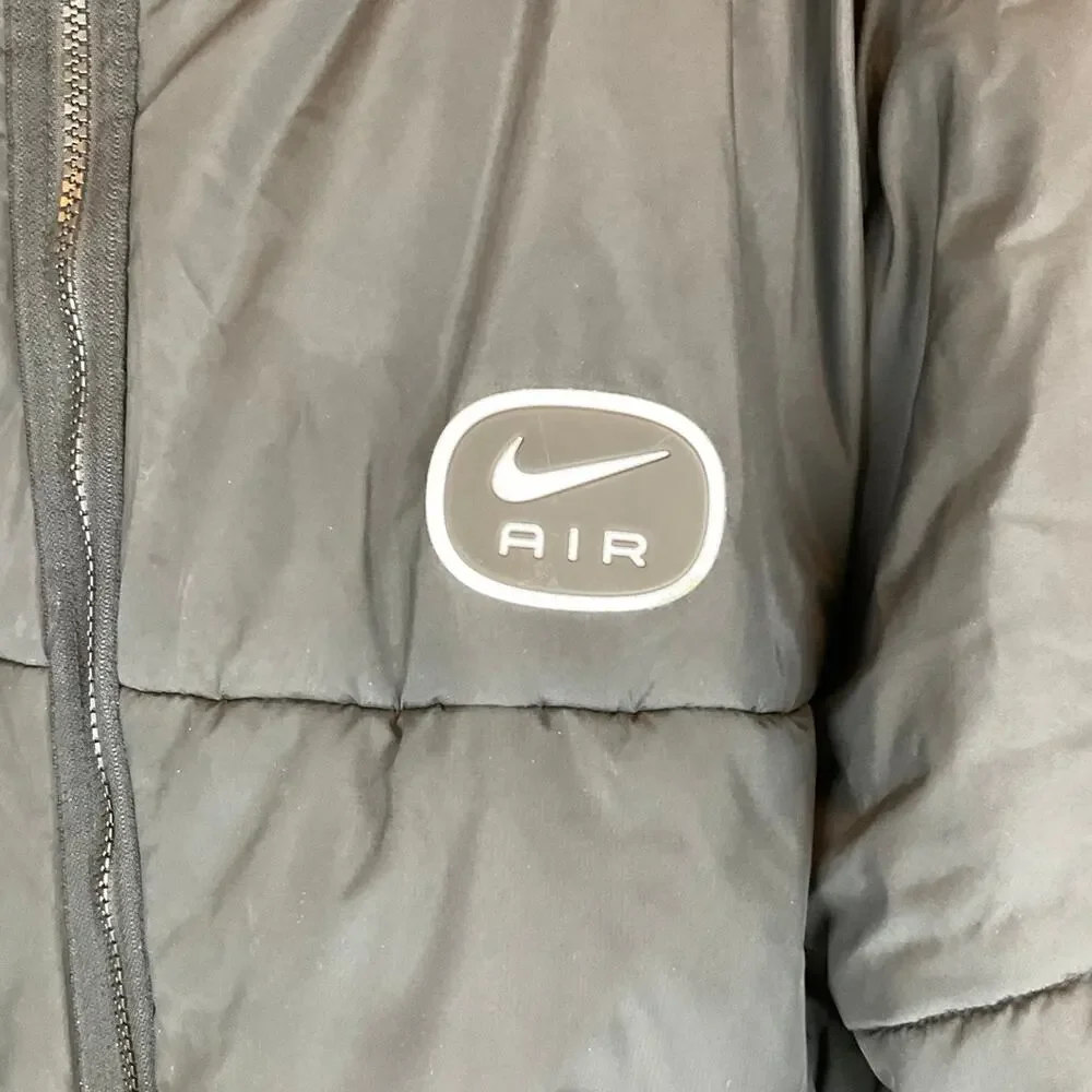 Men’s Nike Air Therma-Fit Hooded Puffer Jacket, Black - Size XL - Picture 3 of 7